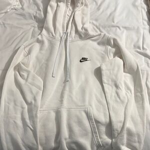 Nike Classic White Pullover Hoodie